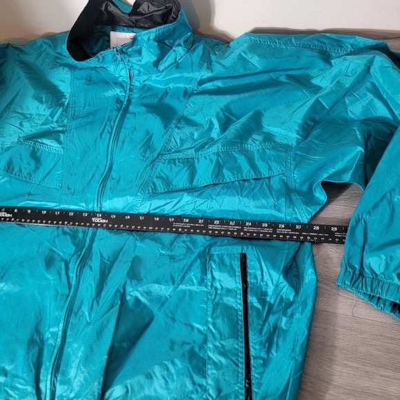 Vintage OBERMEYER Teal Jacket Size 3X Skiwear Vented Full Zip Oversize Parachute - Picture 7 of 16